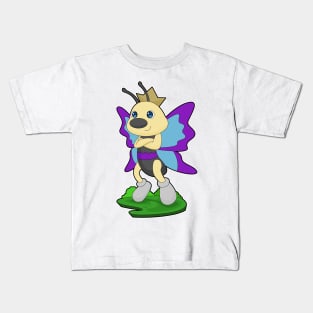 Butterfly Princess Crown Kids T-Shirt